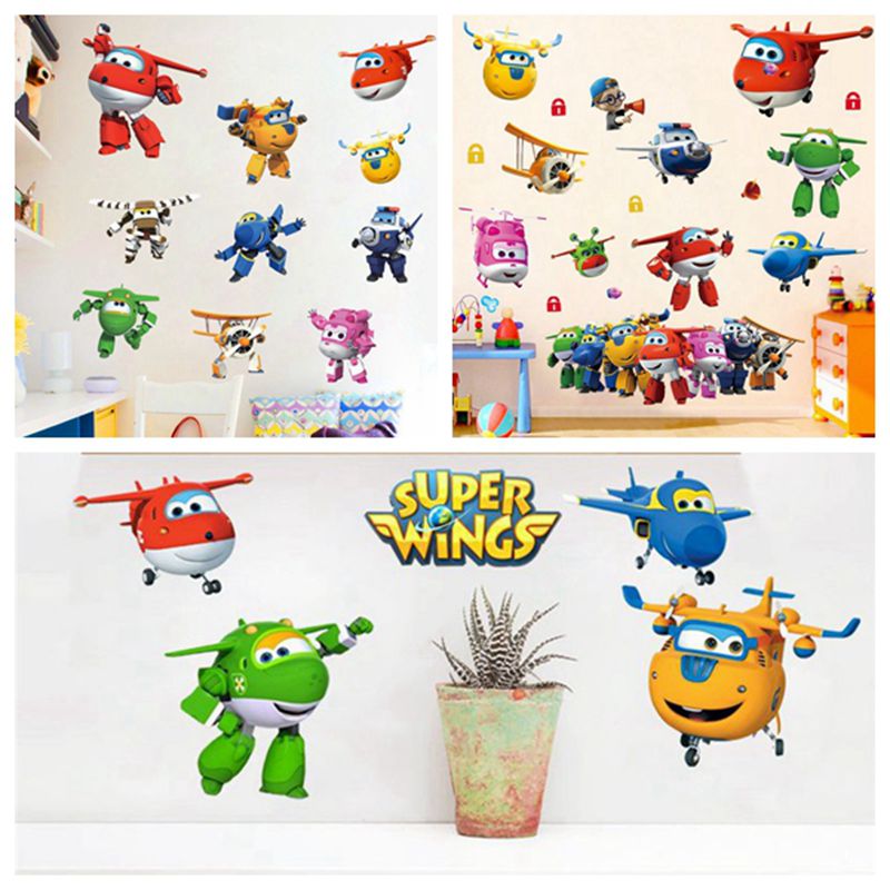 Baby Nursery Products - Sıcak Karikatür Süper Kanatları Deformasyon Uçak