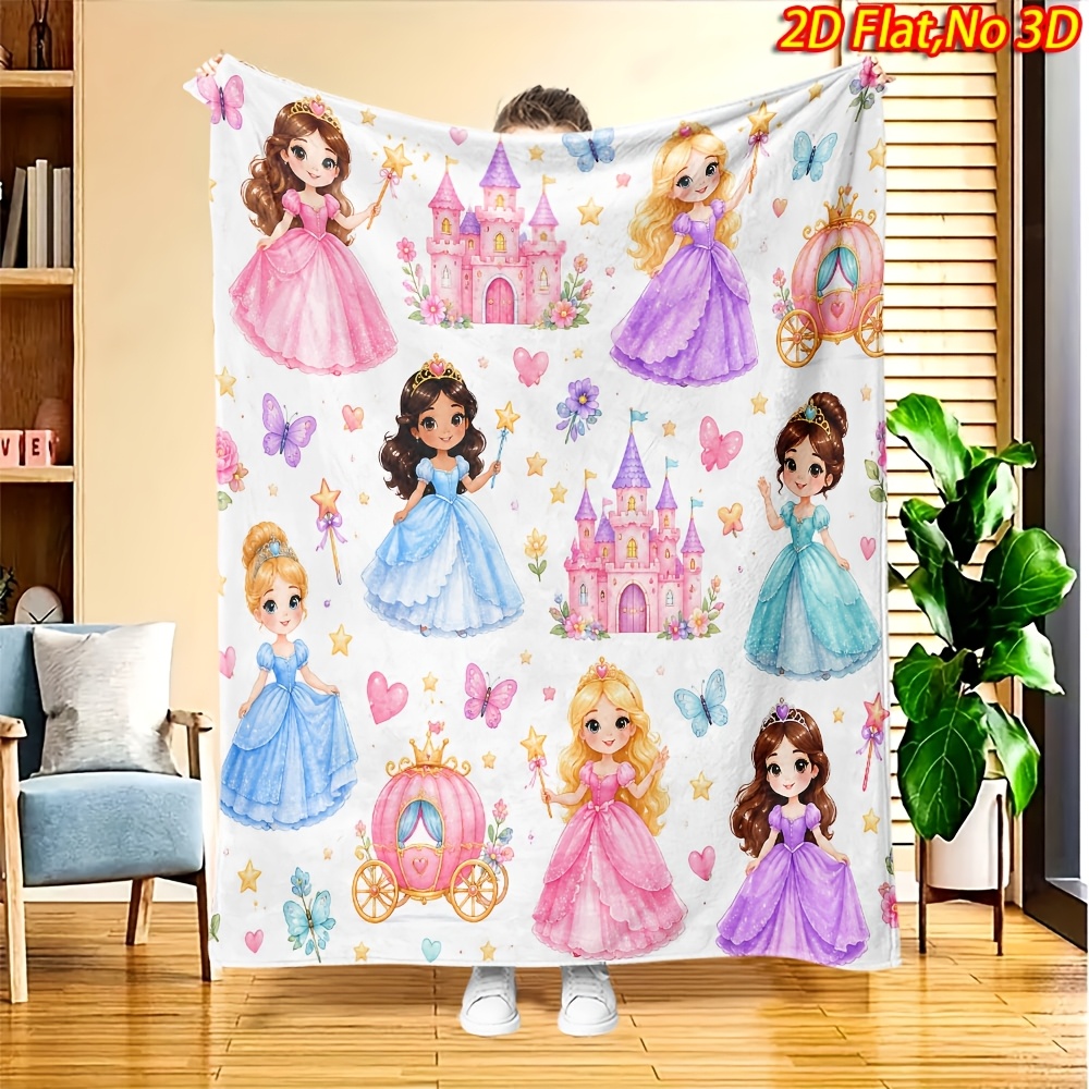 Baby Nursery Themes Girl - Sevimli Prenses Şatosu Temalı Battaniye, Çocuk
