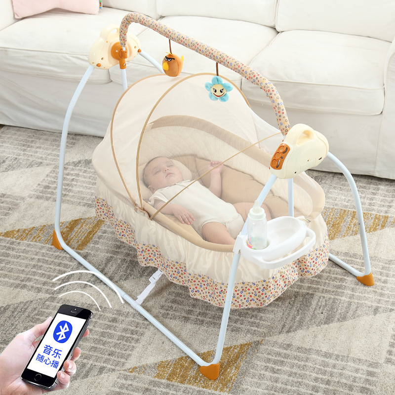 Baby Nursery Furniture - Akıllı elektrikli bebek beşik yatak elektrikli