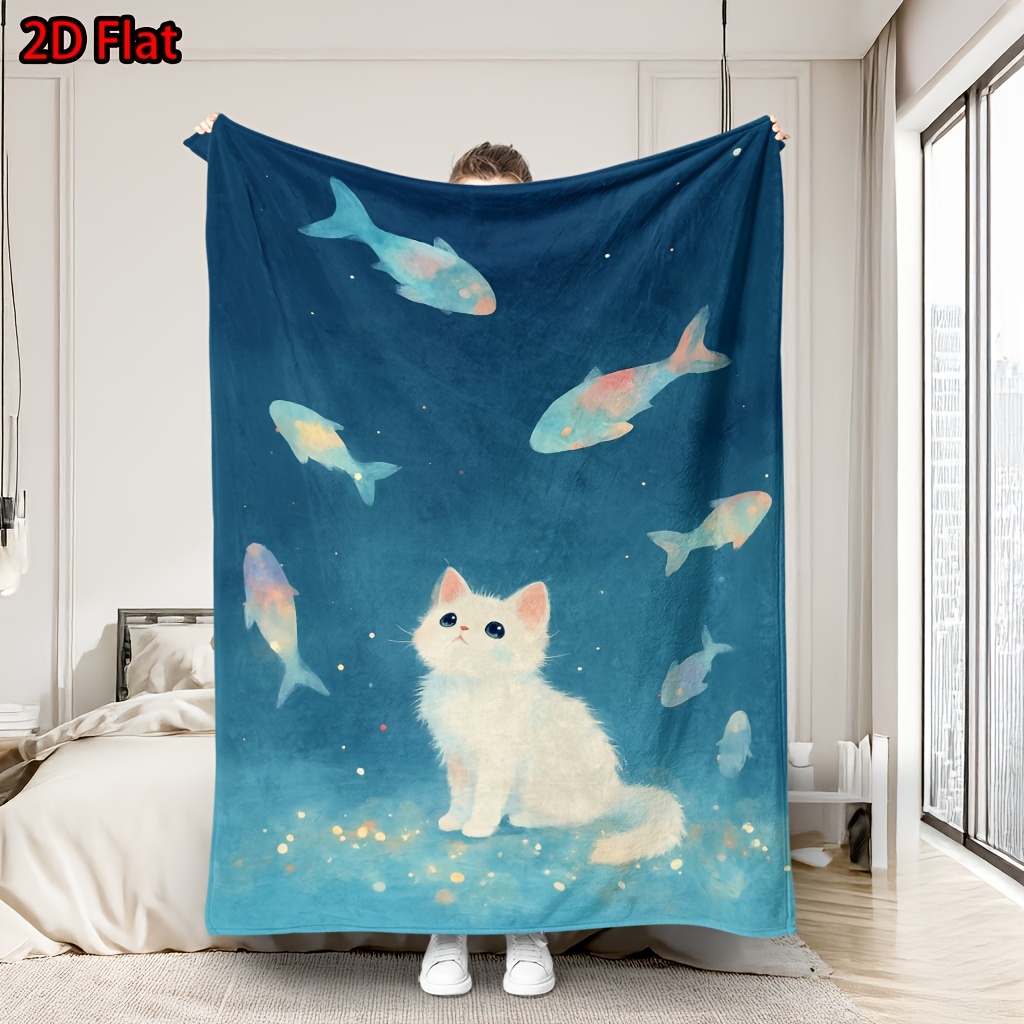 Baby Nursery Ocean Theme - Sevimli Eğlenceli Kedi Sualtı Okyanus Temalı
