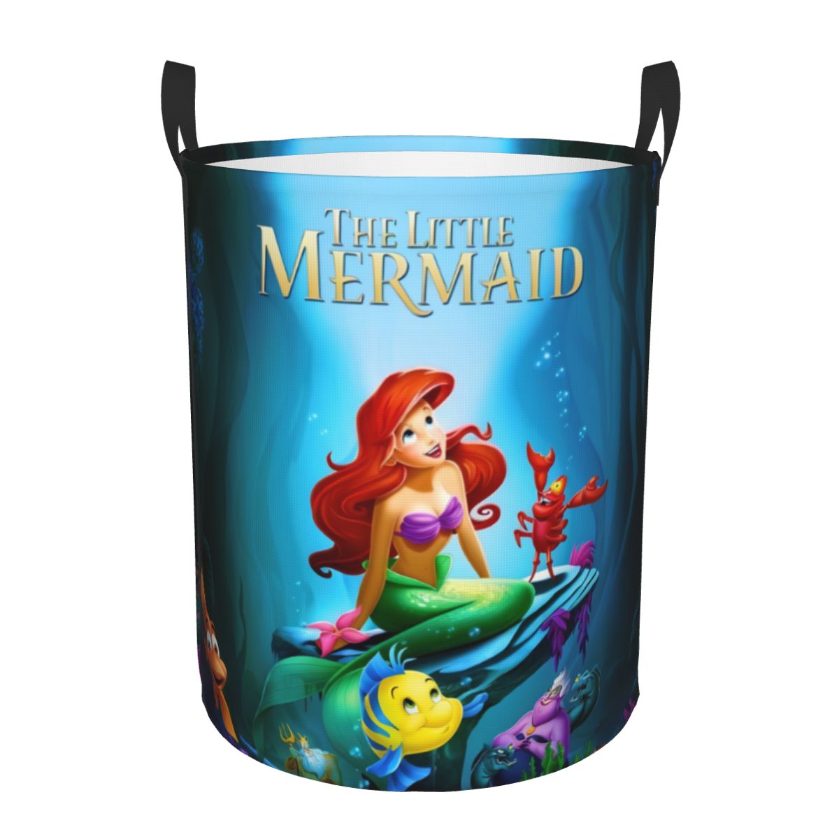 Baby Nursery Laundry Hamper - Anima Küçük Denizkızı Çamaşır Sepeti Katlanabilir