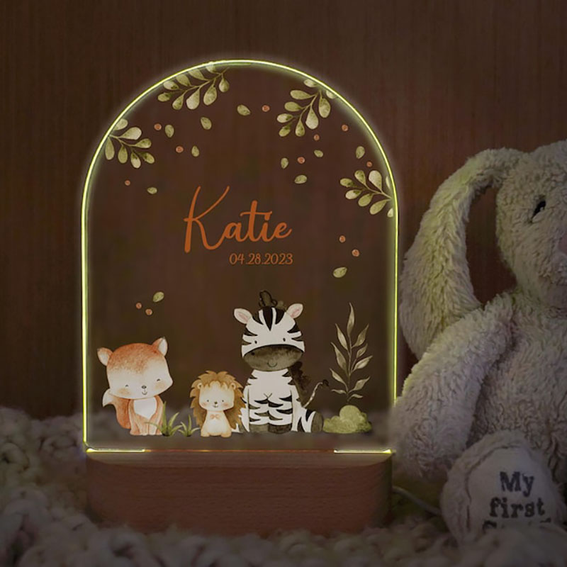Özel Ad Bebek Gece Lambası Kiş - Baby Nursery Girl Room incelemesi ve fiyatı