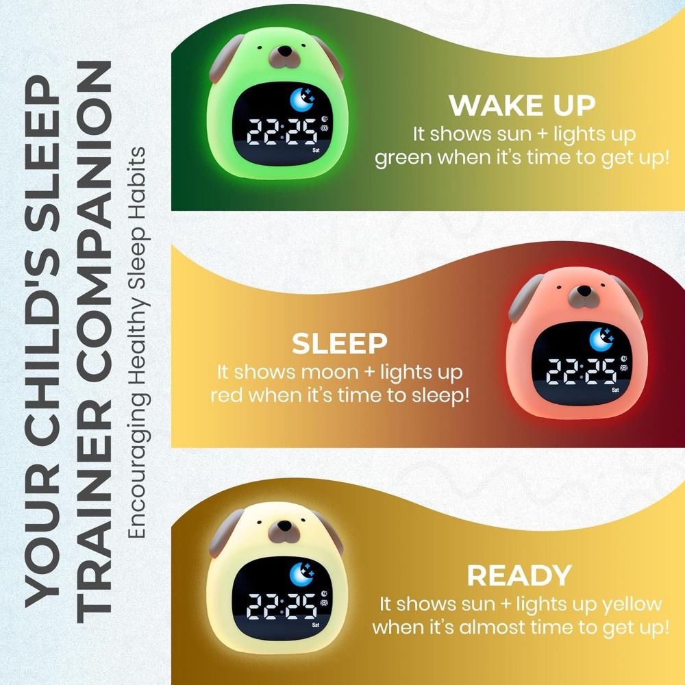 Yeni Parlak Alarm Saatli Köpek - Sound Sleep Trainer Clock incelemesi ve fiyatı
