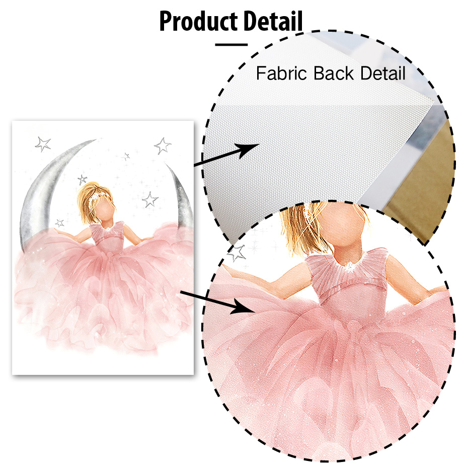 Pembe Melek Kız Güneş Ay Bulut - Baby Nursery Girl Room incelemesi ve fiyatı