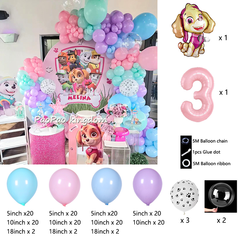 PAW Patrol Dijital Balon Seti  - Baby Nursery Girl Room incelemesi ve fiyatı