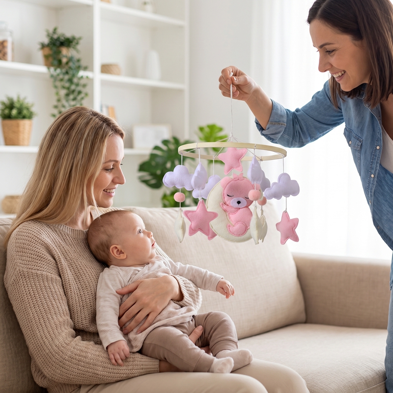 1 Adet Ahşap Bebek Beşik Müzik - Baby Nursery Music incelemesi ve fiyatı