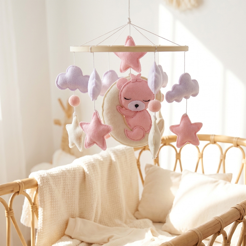 1 Adet Ahşap Bebek Beşik Müzik - Baby Nursery Music incelemesi ve fiyatı