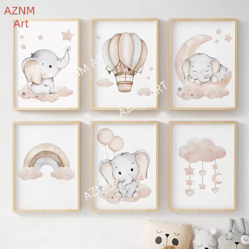 Fil Balon Gökkuşağı Ay Yıldız  - Baby Nursery Products incelemesi ve fiyatı