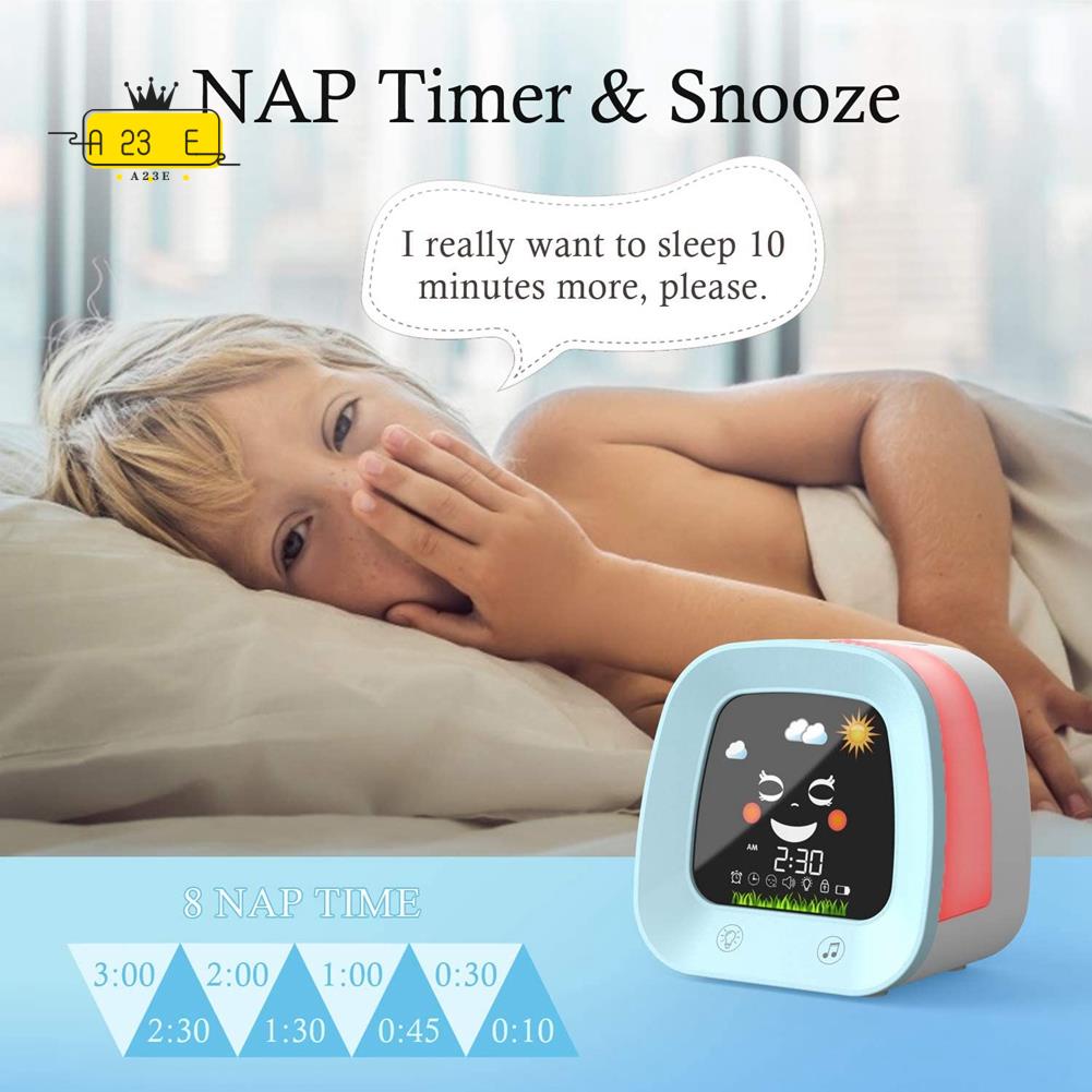 A23E-1 Çocuklar İçin Alarm Saa - Sound Sleep Trainer Clock incelemesi ve fiyatı