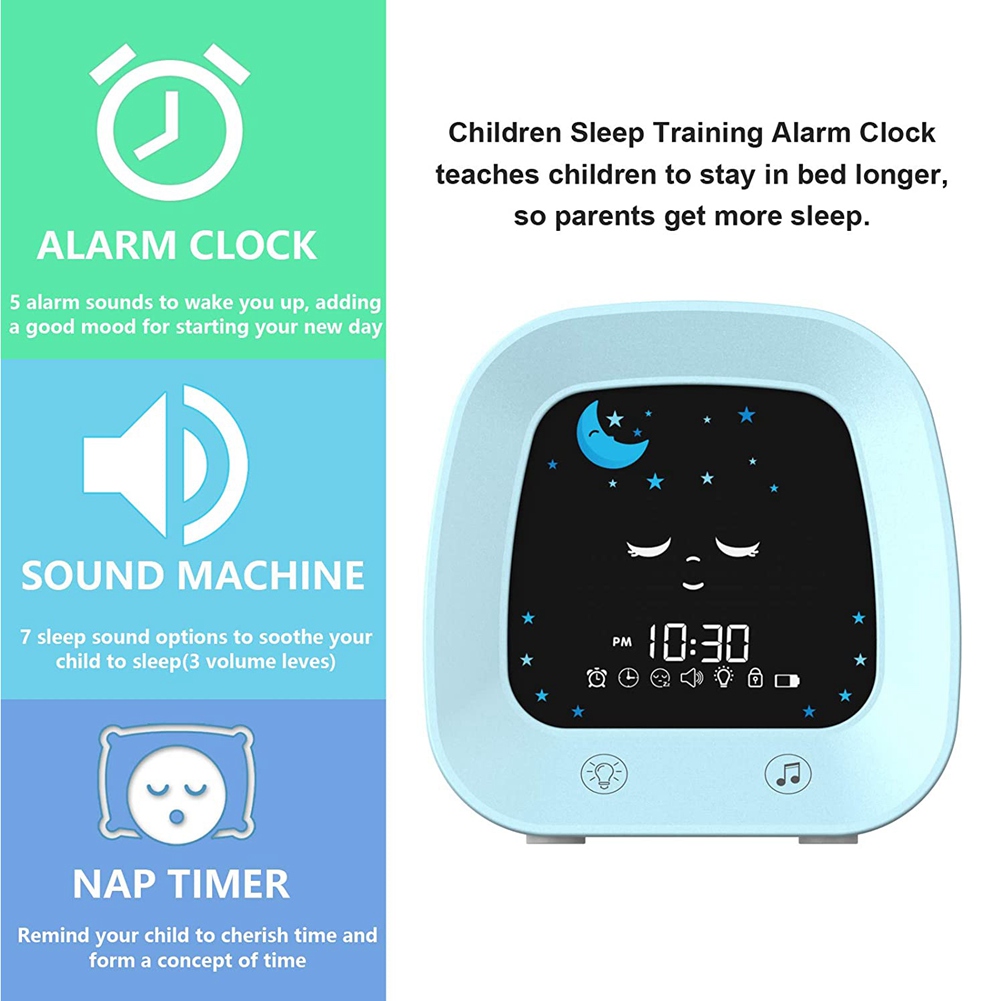 A23E-1 Çocuklar İçin Alarm Saa - Sound Sleep Trainer Clock incelemesi ve fiyatı