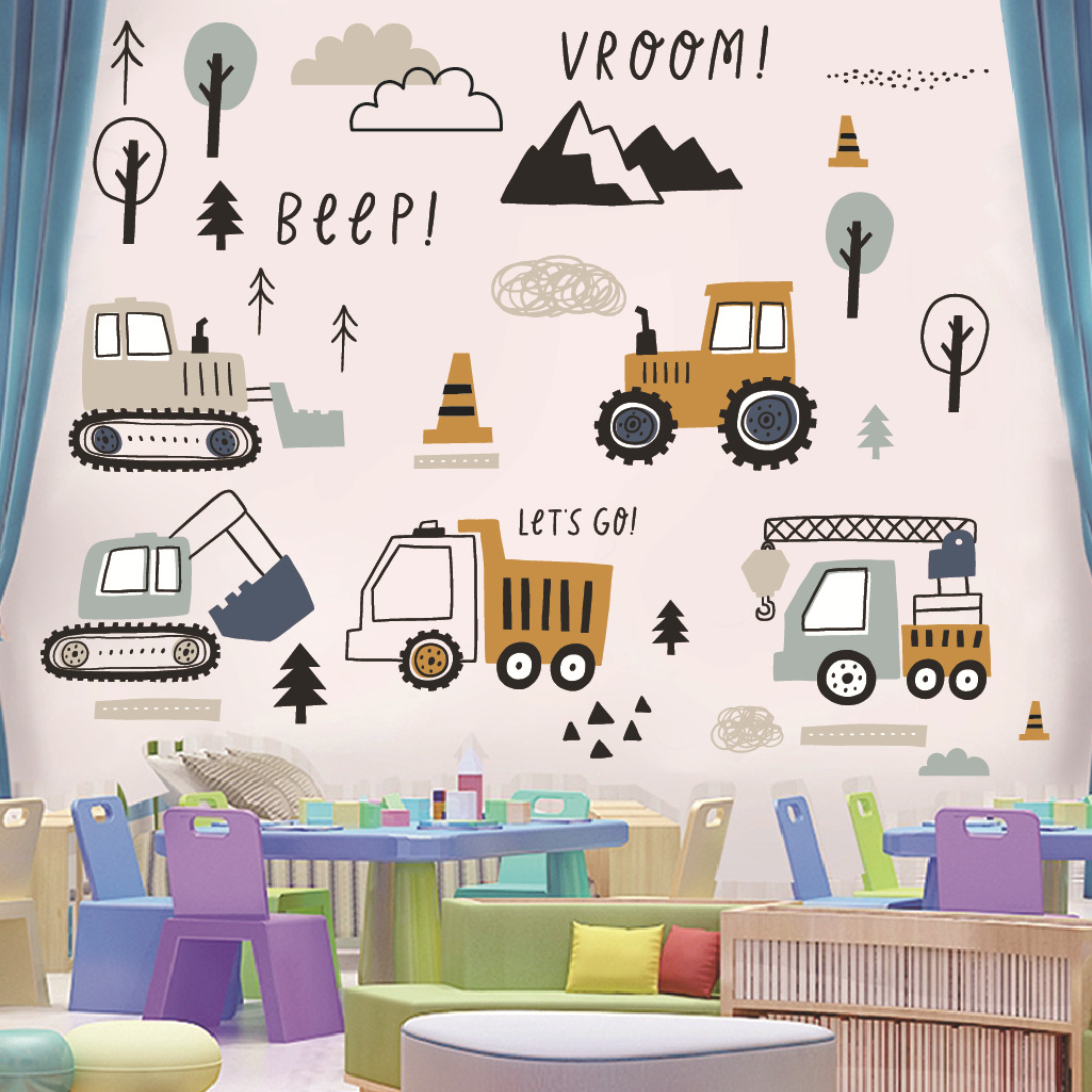 Karikatür Ekskavatör Mühendisl - Baby Nursery Products incelemesi ve fiyatı