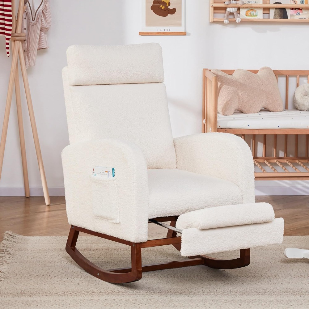 Sallanan Sandalye Yüksek Sırtl - Baby Nursery Glider Chair incelemesi ve fiyatı