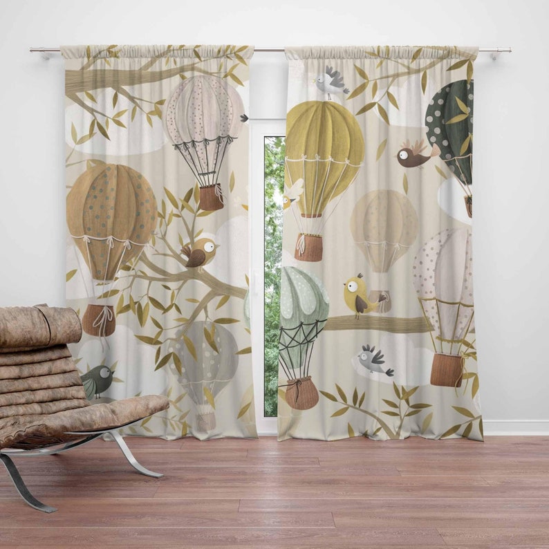Sıcak Hava Balonu Perdeleri Ku - Baby Nursery Blackout Curtains incelemesi ve fiyatı