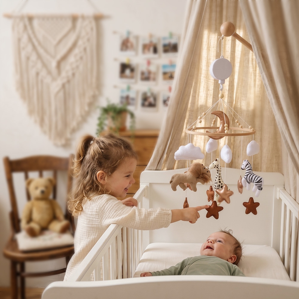 Ahşap Beşik Çanı Müzik Kutulu  - Baby Nursery Music incelemesi ve fiyatı