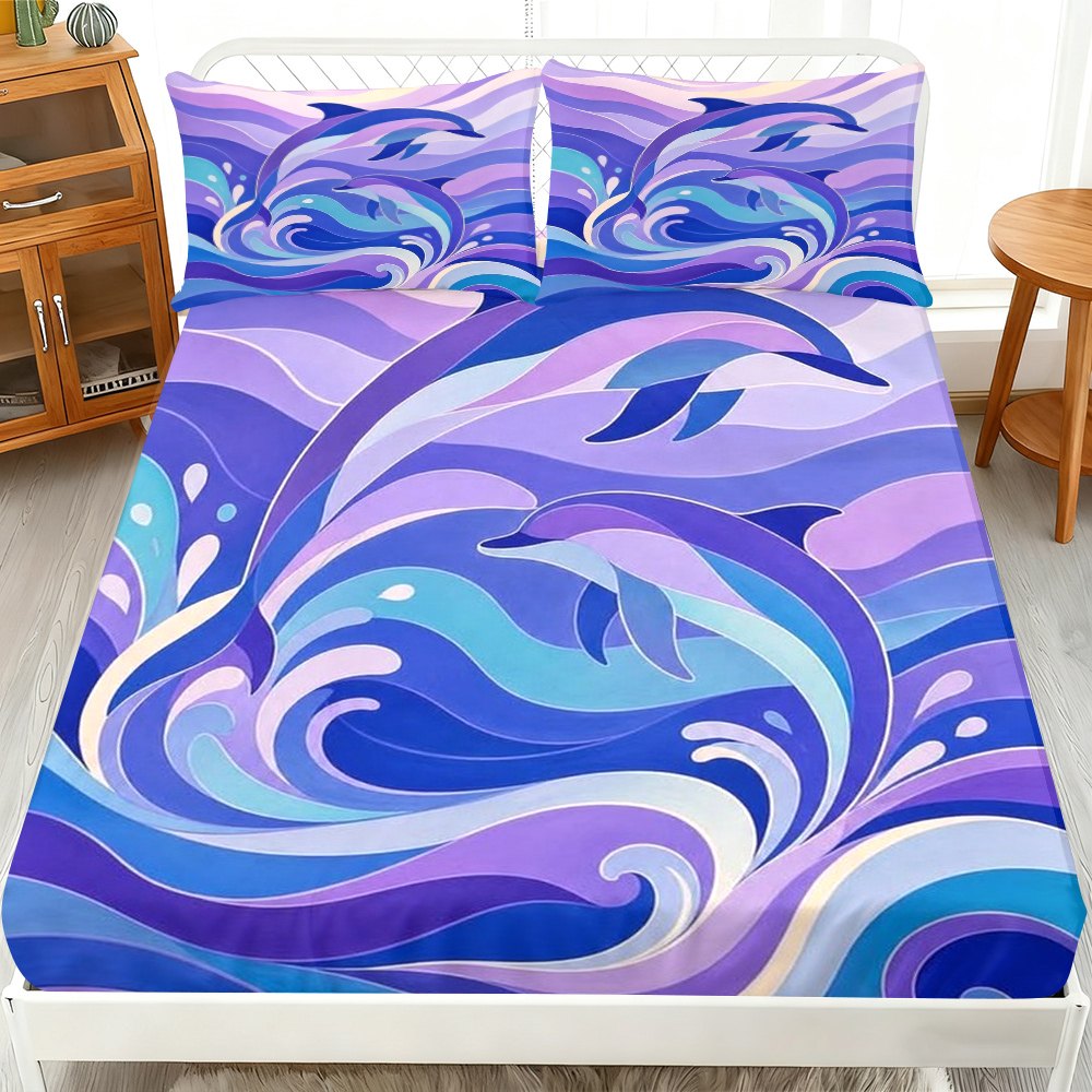 Okyanus Dalgası Yunuslu Yatak  - Baby Nursery Ocean Theme incelemesi ve fiyatı
