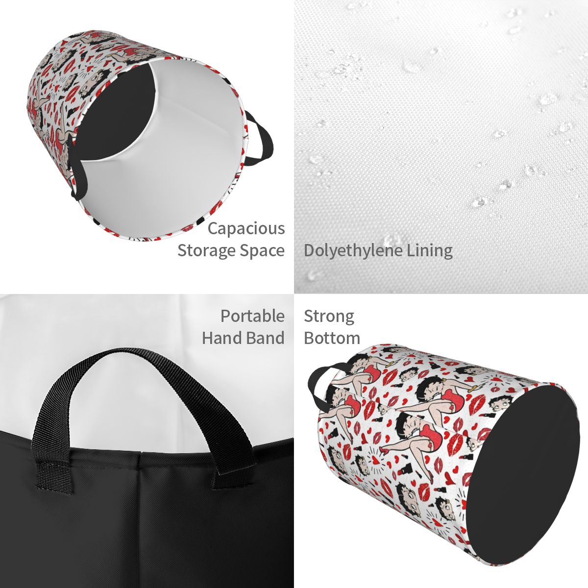 Çizgi Film Kızı B-Boop Çamaşır - Baby Nursery Laundry Hamper incelemesi ve fiyatı