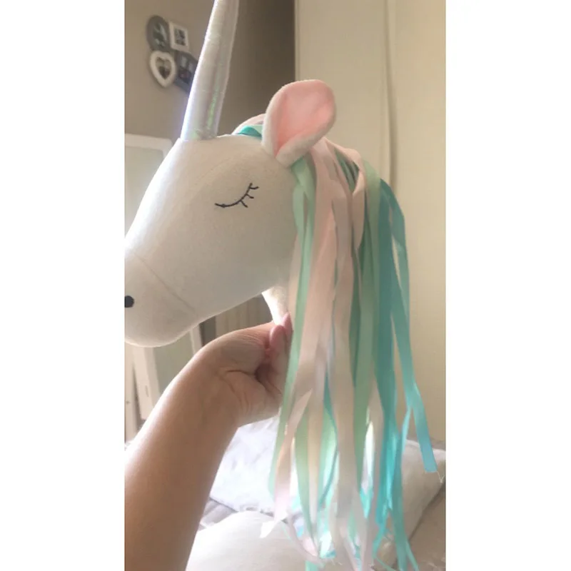 Unicorn Peluş Hayvan Başı Duva - Baby Nursery Girl Room incelemesi ve fiyatı