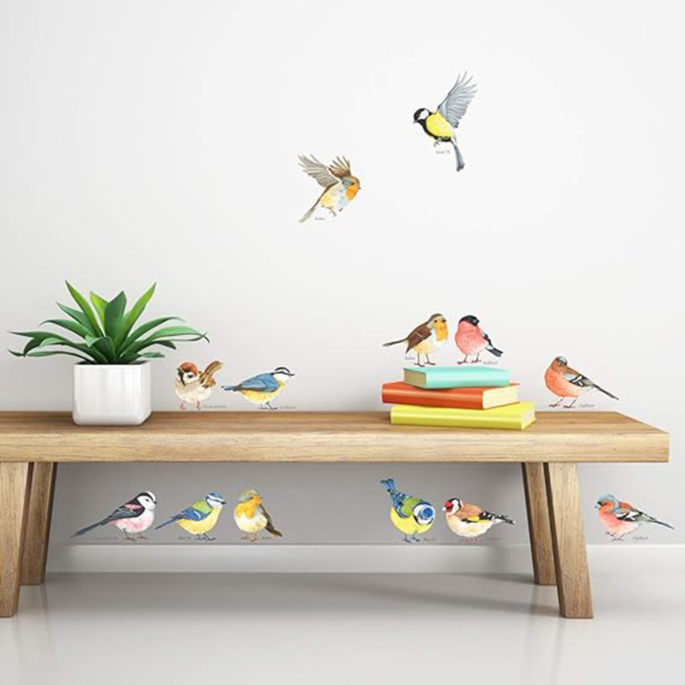 13 adet Küçük Kuşlar Duvar Sti - Baby Nursery Products incelemesi ve fiyatı