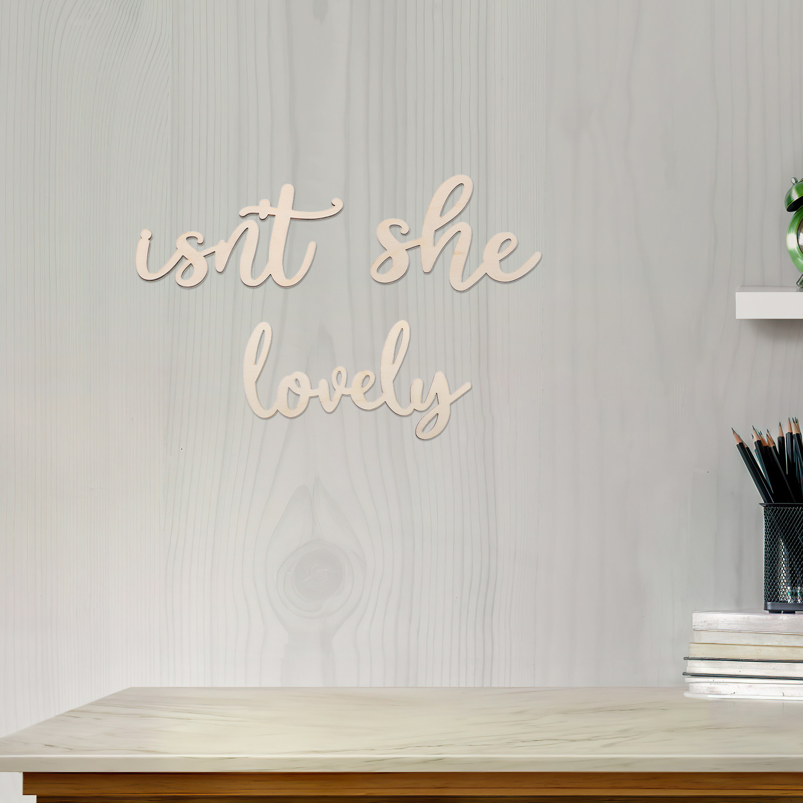 Ahşap Tabela Ahşap Duvar Çıkar - Baby Nursery Girl Room incelemesi ve fiyatı