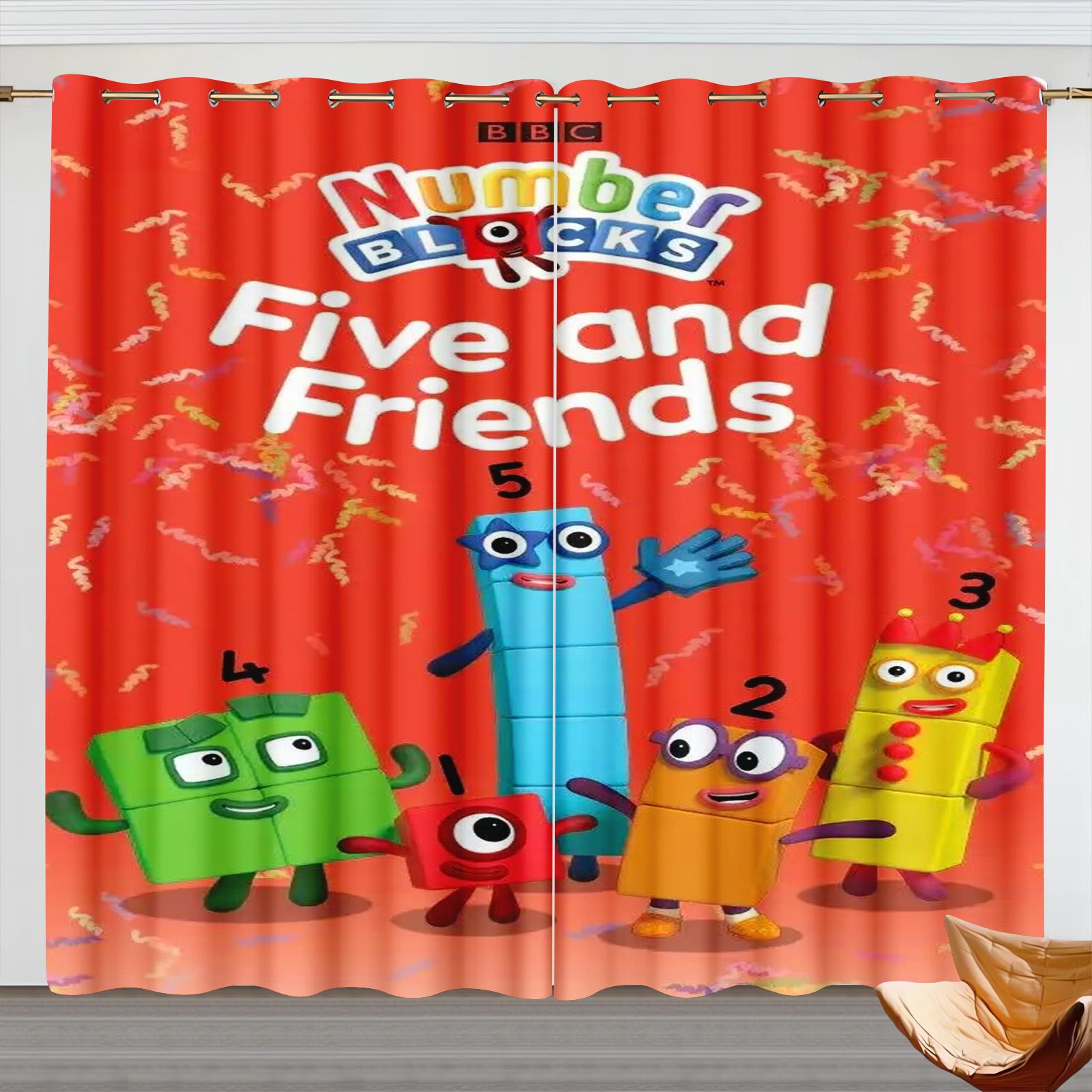 Numberblocks Karikatür Perdele - Baby Nursery Blackout Curtains incelemesi ve fiyatı