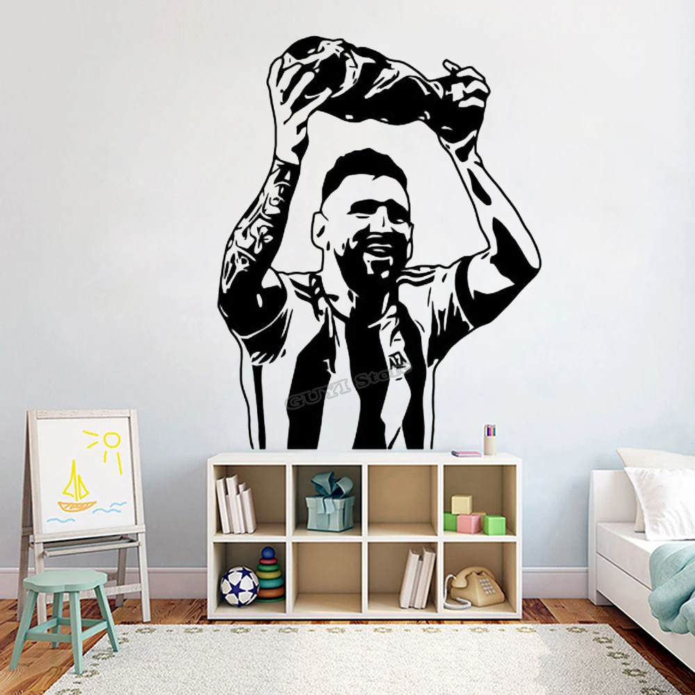 Messi Duvar Sticker Vinil Çıka - Baby Nursery Wall Mural incelemesi ve fiyatı