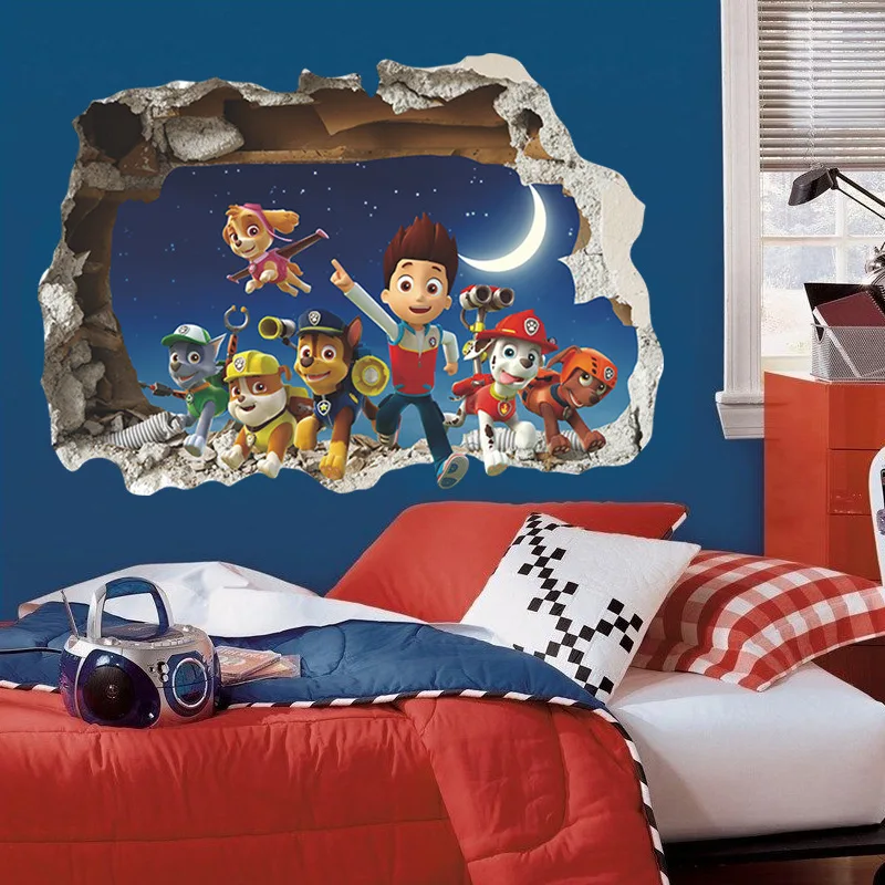 Sıcak Fırsat 2'li/3'lü Paw Pat - Baby Nursery Wall Mural incelemesi ve fiyatı