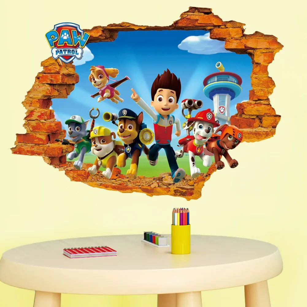 Sıcak Fırsat 2'li/3'lü Paw Pat - Baby Nursery Wall Mural incelemesi ve fiyatı
