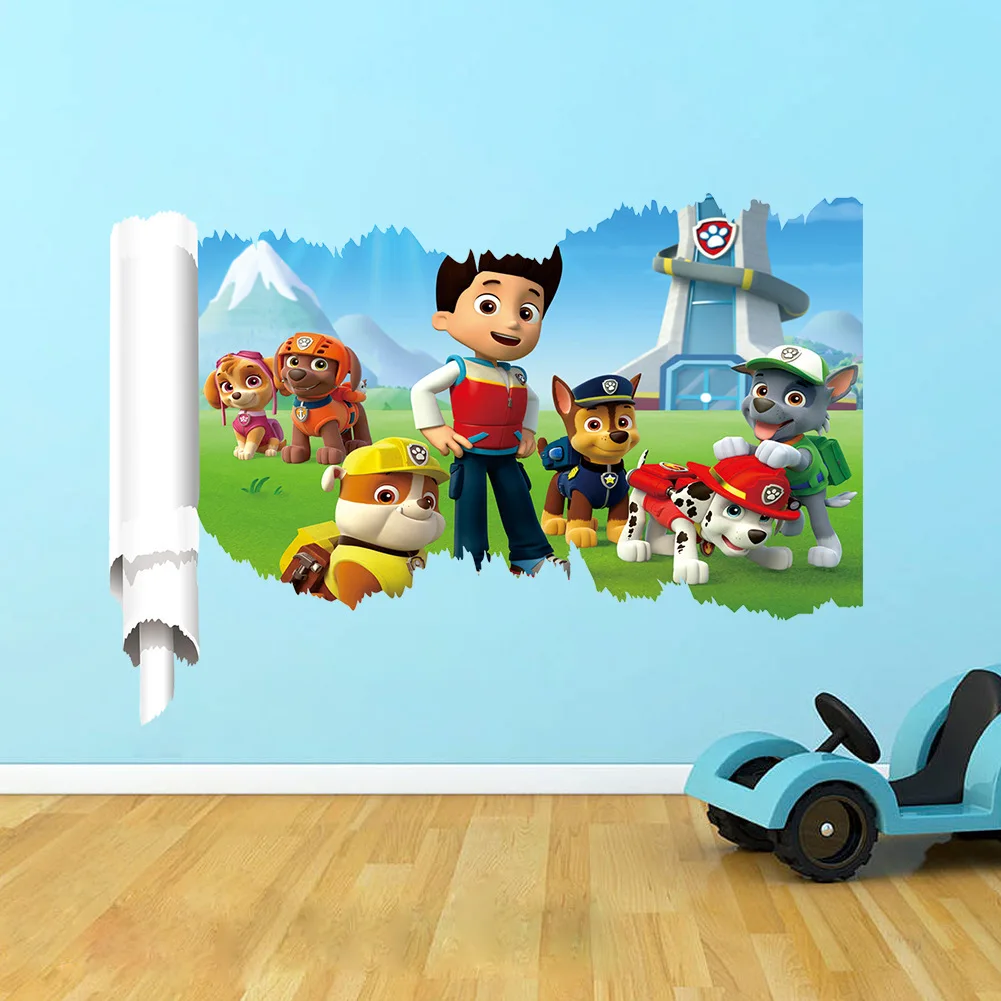 Sıcak Fırsat 2'li/3'lü Paw Pat - Baby Nursery Wall Mural incelemesi ve fiyatı