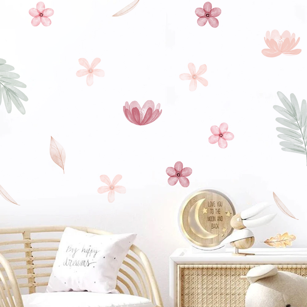 Boho Yaprakları Botanik DIY Du - Baby Nursery Girl Room incelemesi ve fiyatı