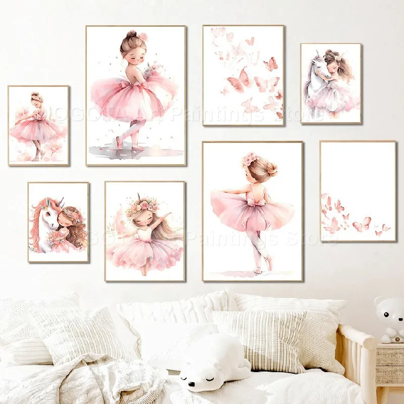 1 Adet--Pembe Kız Unicorn Bale - Baby Unicorn Nursery incelemesi ve fiyatı