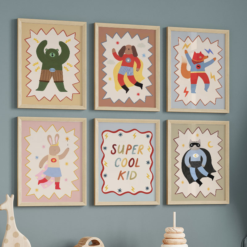 Komik Karikatür Süper Havalı Ç - Baby Nursery Products incelemesi ve fiyatı