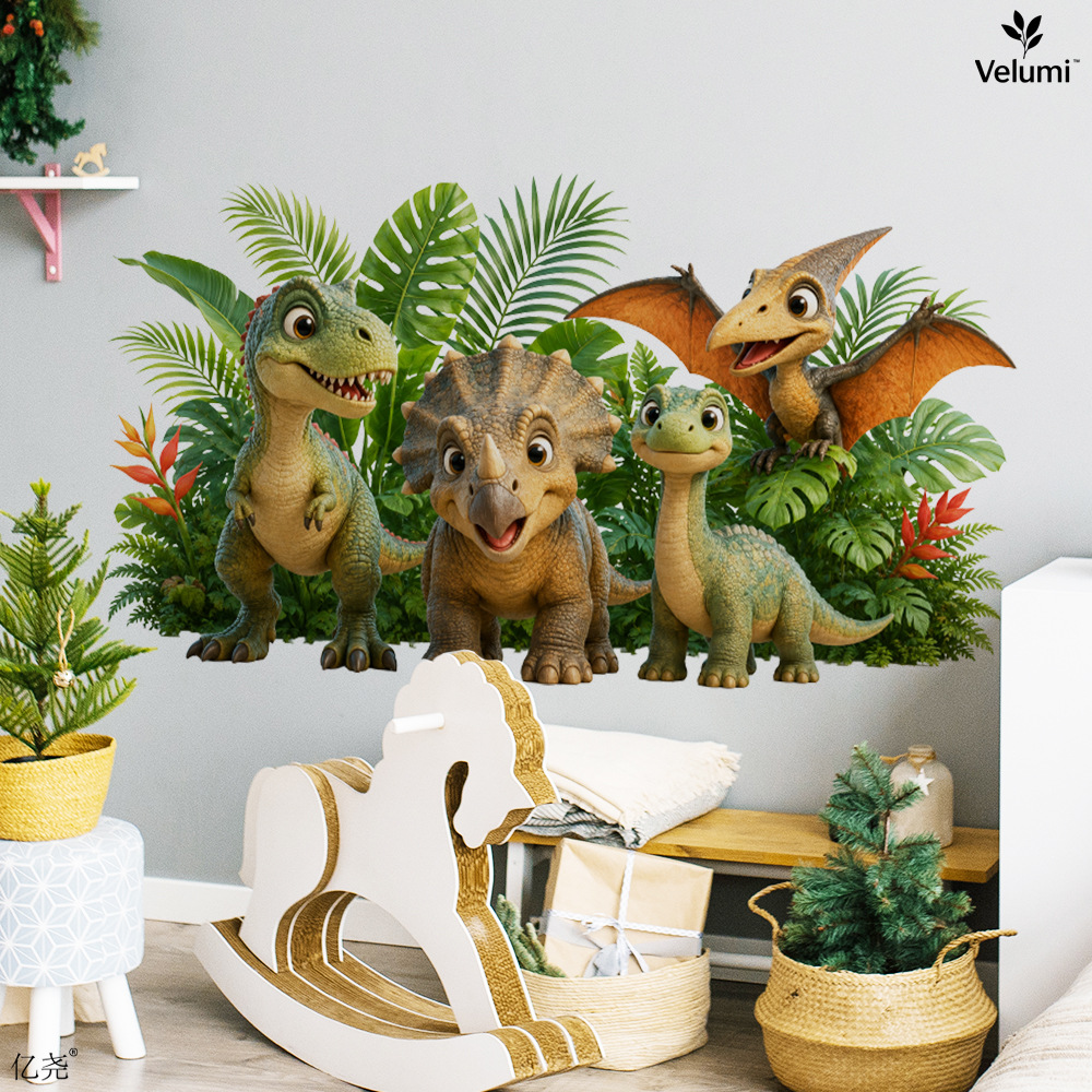 Sevimli 3D Dinozor Duvar Çıkar - Baby Nursery Wall Mural incelemesi ve fiyatı
