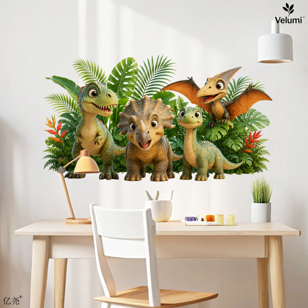 Sevimli 3D Dinozor Duvar Çıkar - Baby Nursery Wall Mural incelemesi ve fiyatı
